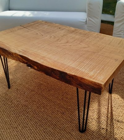 Solid Oak Rustic Coffee Table